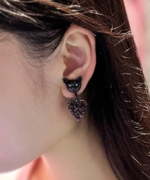 MILK（ミルク）の「CAT ハートイヤリング（イヤリング）」