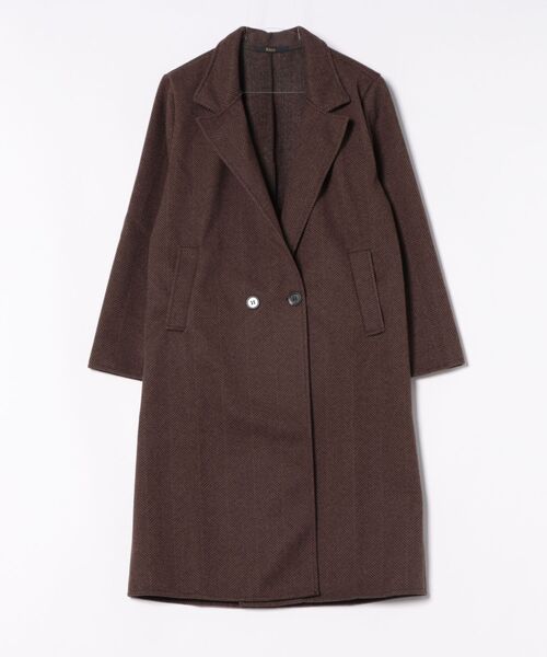 Ritzy（リッツィー）の「大人シルエット ロング丈　コート（その他アウター・レディース・ブラウン/ブラック・M/L）」の4枚目の写真