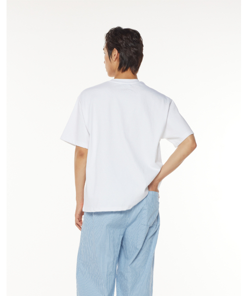THESTORI（ザ・ストリ）の「[21.7oz / 8数] シンプルヘビーオーバーサイズ半袖Tシャツ（ホワイト）（Tシャツ/カットソー・メンズ・その他・0(S)/1(M)/2(L)/3(XL)）」の4枚目の写真