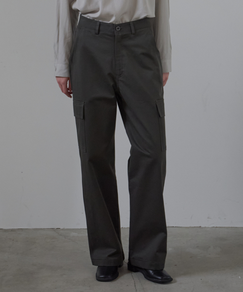 BUT'TON(ボッタン)の「Cargo Pocket Wide Pants (Charcoal)(その他パンツ・レディース・その他・SMALL/MEDIUM)」の5枚目の写真