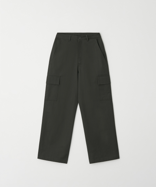 BUT'TON(ボッタン)の「Cargo Pocket Wide Pants (Charcoal)(その他パンツ・レディース・その他・SMALL/MEDIUM)」の6枚目の写真