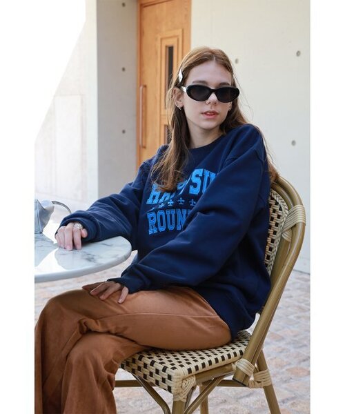 SURROUNDED WITH(サラウンディドウィズ)の「HAPP SUR SWEAT SHIRT - NAVY(スウェット・メンズ・その他・FREE)」の5枚目の写真