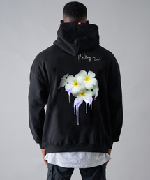 BEOM（ボム）の「Melting Flower Overfit Hoodie [Black]（パーカー）」