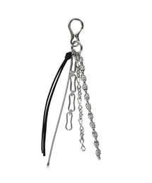 FREEMARIO（フリーマリオ）の「Suede Chain Keyring [Black]（キーケース/キーアクセサリー）」