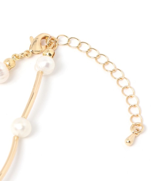 GLOBAL WORK（グローバルワーク）の「淡水パールネックレス/629947（ネックレス・レディース・シルバー/ゴールド・FREE）」の5枚目の写真