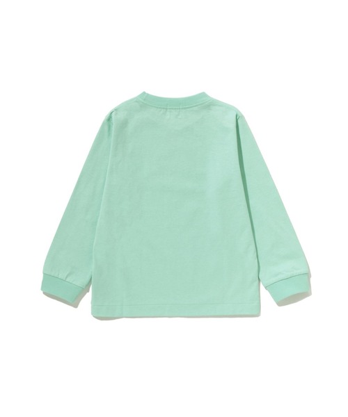 A BATHING APE（アベイシングエイプ）の「BABY MILO LS TEE（Tシャツ/カットソー・キッズ・オレンジ/ピンク/ホワイト/グリーン/ブラック・130/100/110/140/120/90）」の8枚目の写真