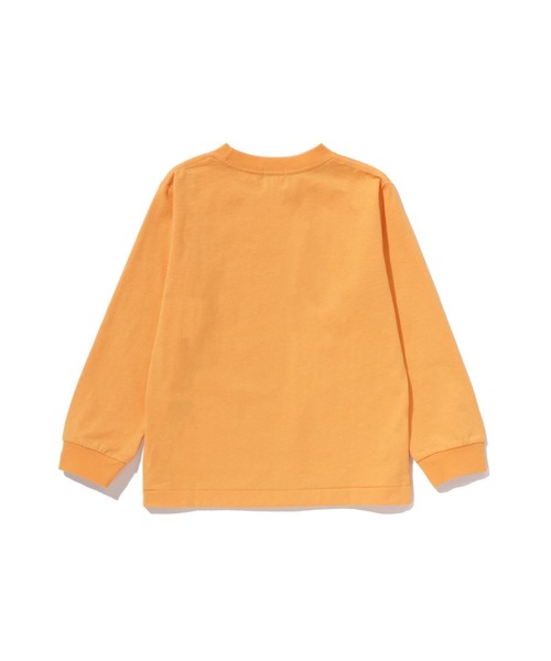 A BATHING APE（アベイシングエイプ）の「BABY MILO LS TEE（Tシャツ/カットソー・キッズ・オレンジ/ピンク/ホワイト/グリーン/ブラック・130/100/110/140/120/90）」の10枚目の写真