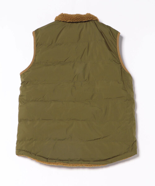 PICTURE ORGANIC CLOTHING(ピクチャーオーガニッククロージング)の「【PICTURE/ピクチャー】RUSSELLO VEST リバーシブル ナイロン モコモコ ボア ベスト(ベスト・メンズ・ブラック/カーキ・LARGE/X-LARGE/MEDIUM)」の9枚目の写真