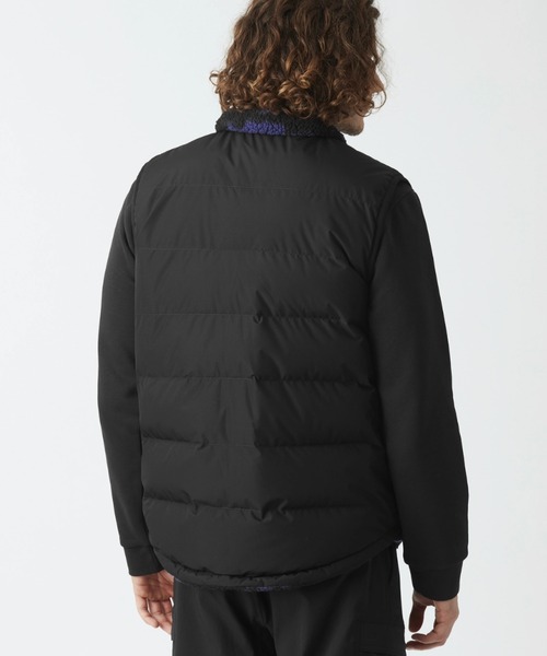 PICTURE ORGANIC CLOTHING(ピクチャーオーガニッククロージング)の「【PICTURE/ピクチャー】RUSSELLO VEST リバーシブル ナイロン モコモコ ボア ベスト(ベスト・メンズ・ブラック/カーキ・LARGE/X-LARGE/MEDIUM)」の4枚目の写真