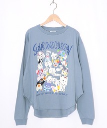 ScoLar（スカラー）の「153778：スカラーわんちゃんコレクション柄ロンT（Tシャツ/カットソー）」