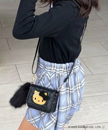 sanrio | Sanrio characters(サンリオキャラクターズ) しっぽファー付きミニスクエアショルダーバッグ / ハローキティ KT-5122(ショルダーバッグ)