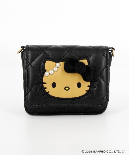 sanrio(サンリオ)の「Sanrio characters(サンリオキャラクターズ) しっぽファー付きミニスクエアショルダーバッグ / ハローキティ KT-5122(ショルダーバッグ・レディース・ブラック/レオパード・FREE)」の17枚目の写真