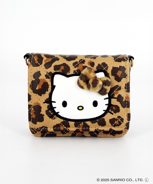 sanrio(サンリオ)の「Sanrio characters(サンリオキャラクターズ) しっぽファー付きミニスクエアショルダーバッグ / ハローキティ KT-5122(ショルダーバッグ・レディース・ブラック/レオパード・FREE)」の20枚目の写真