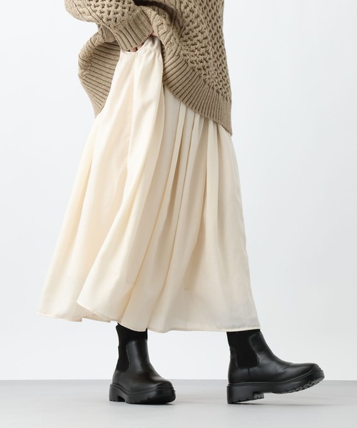 studio CLIP（スタディオクリップ）の「《natural by clip》TWティアードスカート（スカート・レディース・ブラック/ナチュラル・FREE）」の14枚目の写真