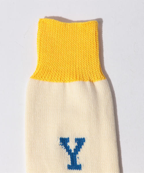 BEAMS BOY（ビームスボーイ）の「ROSTER SOCKS×BEAMS BOY / カレッジ 2トーン ソックス（ソックス/靴下・レディース・ホワイト/レッド/ネイビー・ONE SIZE）」の4枚目の写真