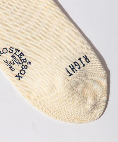 BEAMS BOY（ビームスボーイ）の「ROSTER SOCKS×BEAMS BOY / カレッジ 2トーン ソックス（ソックス/靴下・レディース・ホワイト/レッド/ネイビー・ONE SIZE）」の5枚目の写真