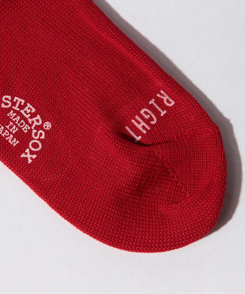 BEAMS BOY（ビームスボーイ）の「ROSTER SOCKS×BEAMS BOY / カレッジ 2トーン ソックス（ソックス/靴下・レディース・ホワイト/レッド/ネイビー・ONE SIZE）」の8枚目の写真