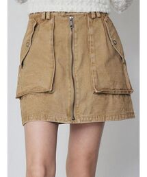 MURUA | フロントZIPアウトポケットミニスカート(スカート)