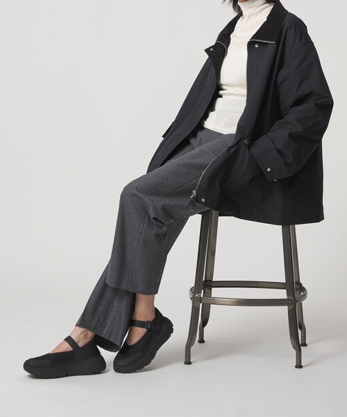 ODETTE E ODILE(オデットエオディール)の「メリージェーン スニーカー55↑(スニーカー・レディース・オフホワイト/ブラック/オリーブ・37/36/35/38)」の9枚目の写真