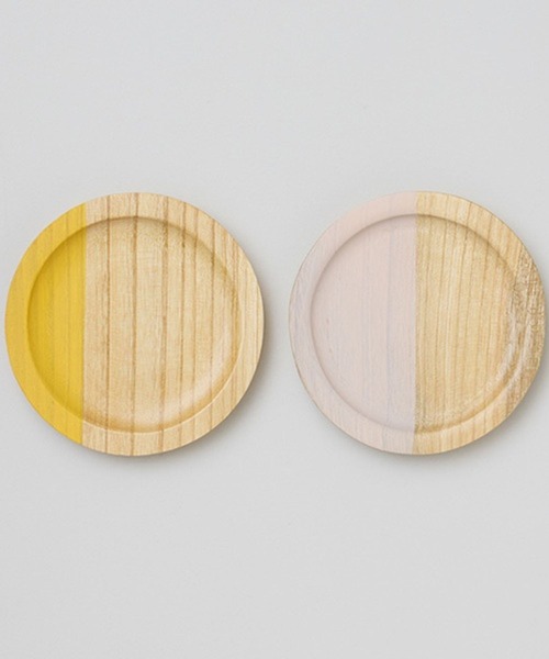 TODAY'S SPECIAL（トゥデイズスペシャル）の「【かのりゅう×TODAY'S SPECIAL】COLORED WOOD COASTER /345899（ランチョンマット/テーブルウェア・レディース・ピンク系その他・FREE）」の3枚目の写真