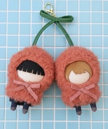 LAC-VERT（ラック・ヴェール）の「【10cmぬい推奨】キーホルダー双子ぬいポンチョ（おもちゃ）」