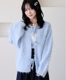 kutir | 2wayシャギーリボンカーディガン/ニット(カーディガン/ボレロ)