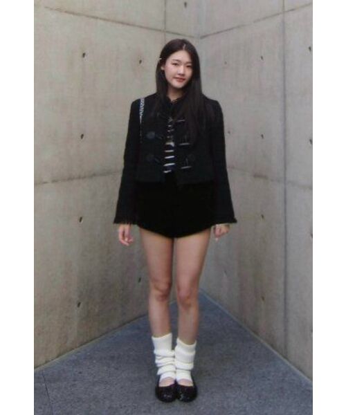 320SHOWROOM(320ショールーム)の「Toggle button Fringe tweed Wool Jacket Black(その他アウター・レディース・その他・SMALL/MEDIUM)」の8枚目の写真