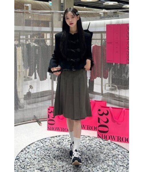 320SHOWROOM(320ショールーム)の「Toggle button Fringe tweed Wool Jacket Black(その他アウター・レディース・その他・SMALL/MEDIUM)」の9枚目の写真