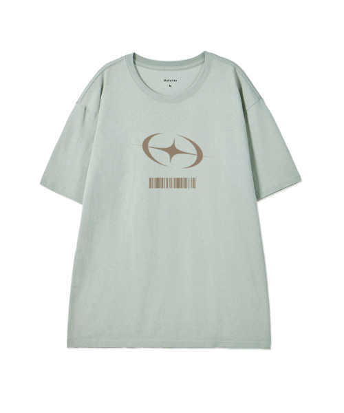 MAKEITTO（メイキット）の「[FLASH BARCODE] CREW NECK TEE_MINT（Tシャツ/カットソー・メンズ・その他・MEDIUM/LARGE/X-LARGE/XX-LARGE）」の2枚目の写真