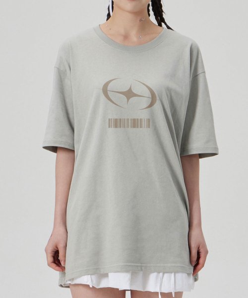 MAKEITTO（メイキット）の「[FLASH BARCODE] CREW NECK TEE_MINT（Tシャツ/カットソー・メンズ・その他・MEDIUM/LARGE/X-LARGE/XX-LARGE）」の3枚目の写真