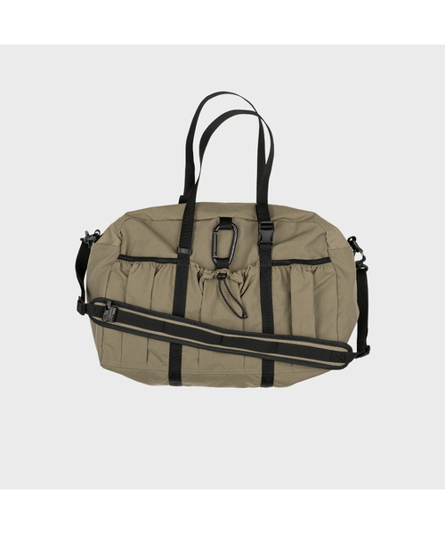 MMOGARDEN(エメモガーデン)の「mmo boston bag 075 nylon twill (3colors)(メッセンジャーバッグ・レディース・カーキ/オレンジ/ダークネイビー・FREE)」の2枚目の写真