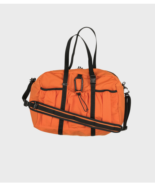 MMOGARDEN(エメモガーデン)の「mmo boston bag 075 nylon twill (3colors)(メッセンジャーバッグ・レディース・カーキ/オレンジ/ダークネイビー・FREE)」の5枚目の写真