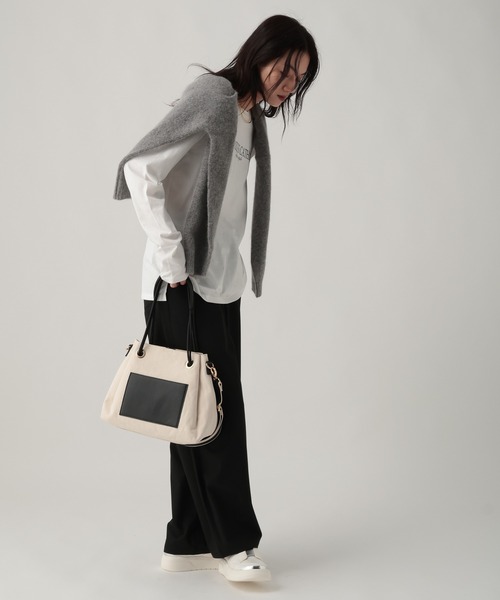 Elura(エルーラ)の「ロゴアソートT/641270(Tシャツ/カットソー・レディース・ホワイト/ベージュ/ブラウン/ホワイト系その他・FREE)」の7枚目の写真