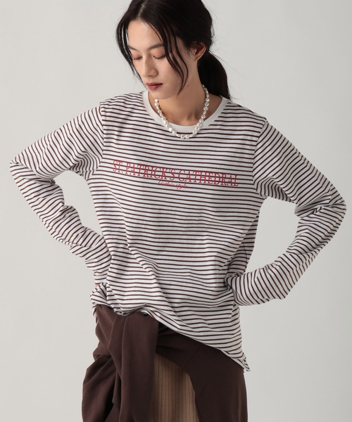 Elura(エルーラ)の「ロゴアソートT/641270(Tシャツ/カットソー・レディース・ホワイト/ベージュ/ブラウン/ホワイト系その他・FREE)」の21枚目の写真