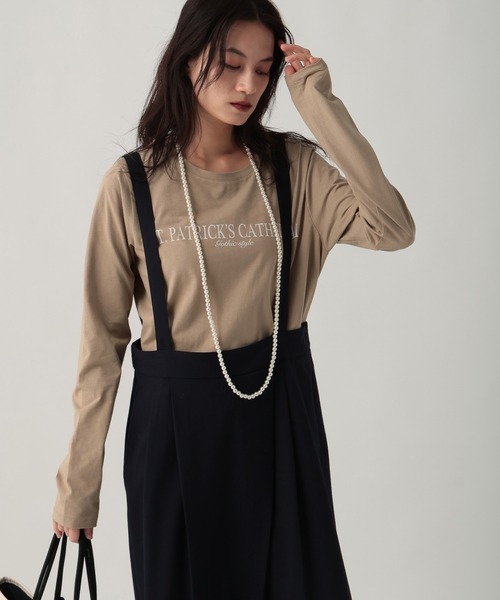 Elura(エルーラ)の「ロゴアソートT/641270(Tシャツ/カットソー・レディース・ホワイト/ベージュ/ブラウン/ホワイト系その他・FREE)」の15枚目の写真