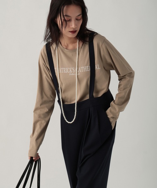 Elura(エルーラ)の「ロゴアソートT/641270(Tシャツ/カットソー・レディース・ホワイト/ベージュ/ブラウン/ホワイト系その他・FREE)」の10枚目の写真