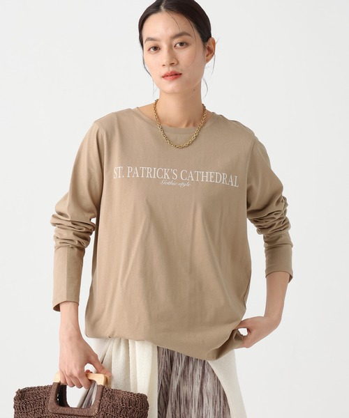 Elura(エルーラ)の「ロゴアソートT/641270(Tシャツ/カットソー・レディース・ホワイト/ベージュ/ブラウン/ホワイト系その他・FREE)」の7枚目の写真
