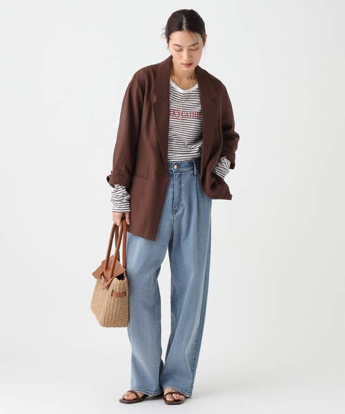 Elura(エルーラ)の「ロゴアソートT/641270(Tシャツ/カットソー・レディース・ホワイト/ベージュ/ブラウン/ホワイト系その他・FREE)」の12枚目の写真