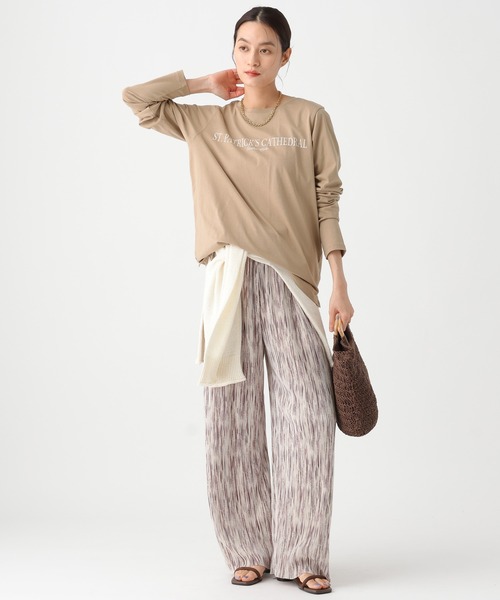 Elura(エルーラ)の「ロゴアソートT/641270(Tシャツ/カットソー・レディース・ホワイト/ベージュ/ブラウン/ホワイト系その他・FREE)」の9枚目の写真