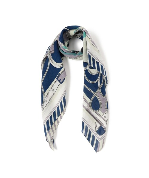 Demi-Luxe BEAMS（デミルクス ビームス）の「manipuri / ピルエット ストール（ストール/ショール・レディース・グレー・ONE SIZE）」の4枚目の写真