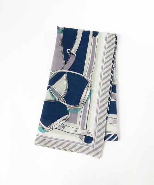 Demi-Luxe BEAMS（デミルクス ビームス）の「manipuri / ピルエット ストール（ストール/ショール・レディース・グレー・ONE SIZE）」の5枚目の写真