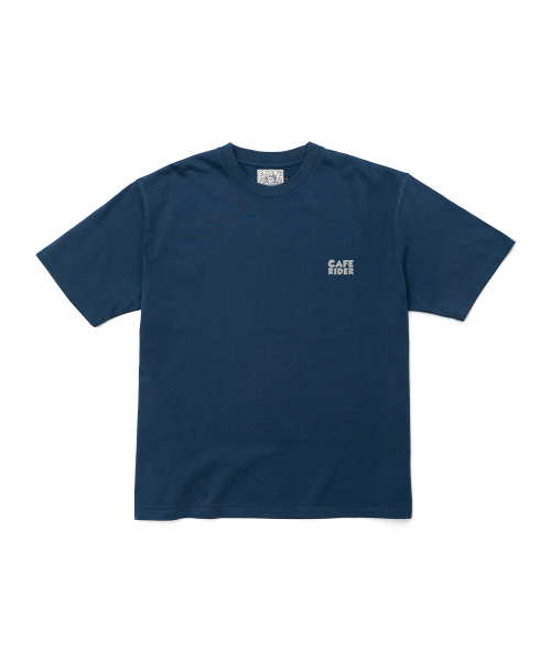 AMFEAST(アンフィースト)の「カフェライダーボーイズTシャツヴィンテージネイビー(Tシャツ/カットソー・メンズ・その他・MEDIUM/LARGE)」の1枚目の写真