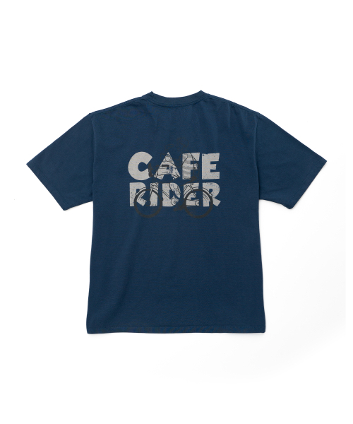 AMFEAST(アンフィースト)の「カフェライダーボーイズTシャツヴィンテージネイビー(Tシャツ/カットソー・メンズ・その他・MEDIUM/LARGE)」の2枚目の写真