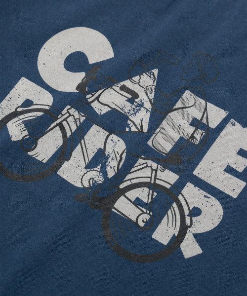 AMFEAST(アンフィースト)の「カフェライダーボーイズTシャツヴィンテージネイビー(Tシャツ/カットソー・メンズ・その他・MEDIUM/LARGE)」の5枚目の写真