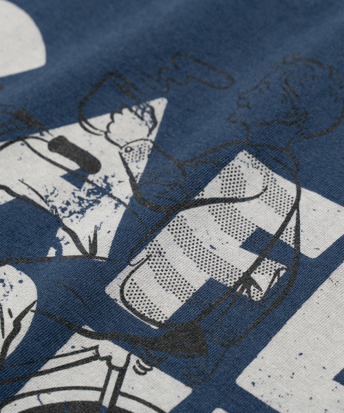 AMFEAST(アンフィースト)の「カフェライダーボーイズTシャツヴィンテージネイビー(Tシャツ/カットソー・メンズ・その他・MEDIUM/LARGE)」の6枚目の写真