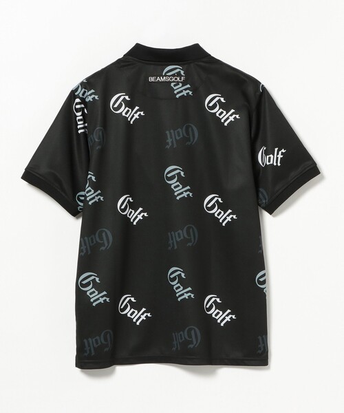 BEAMS GOLF(ビームスゴルフ)の「ORANGE LABEL / 総柄 ロゴ ポロシャツ(ポロシャツ・メンズ・ホワイト/ブラック・MEDIUM/LARGE/X-LARGE/SMALL)」の16枚目の写真