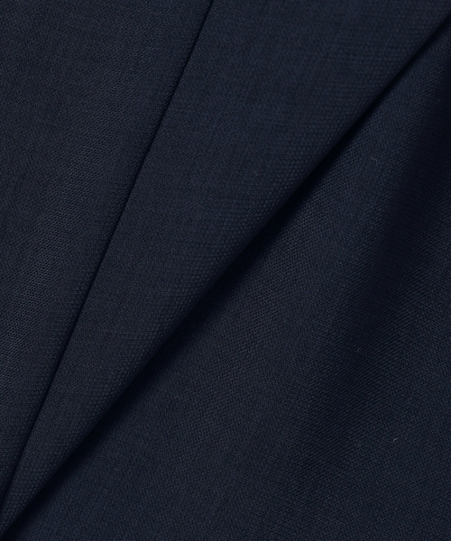 IENA(イエナ)の「&NAVY メランジツイルギャザーワンピース(ワンピース・レディース・ネイビー/チャコールグレー・36/38)」の13枚目の写真