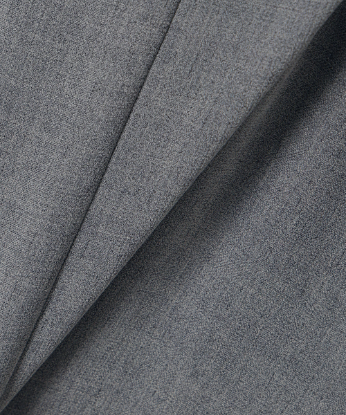 IENA(イエナ)の「&NAVY メランジツイルギャザーワンピース(ワンピース・レディース・ネイビー/チャコールグレー・36/38)」の15枚目の写真