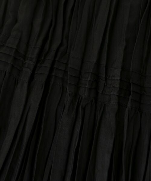 le.coeur blanc（ルクールブラン）の「エアータンブラーランダムプリーツスカート（スカート・レディース・ブラック/ライトグリーン/オフホワイト・38）」の15枚目の写真