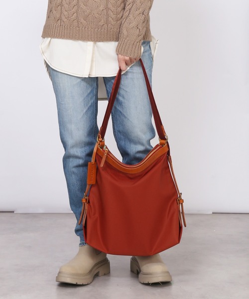 HALEINE（アレンヌ）の「[HALEINE]たつのレザー2way リュック 本革 日本製（バックパック/リュック・レディース・モカ/ブラック/ダークブラウン/レッド・FREE）」の10枚目の写真